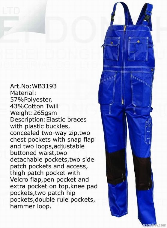 t/c workwear bibpants(overall)