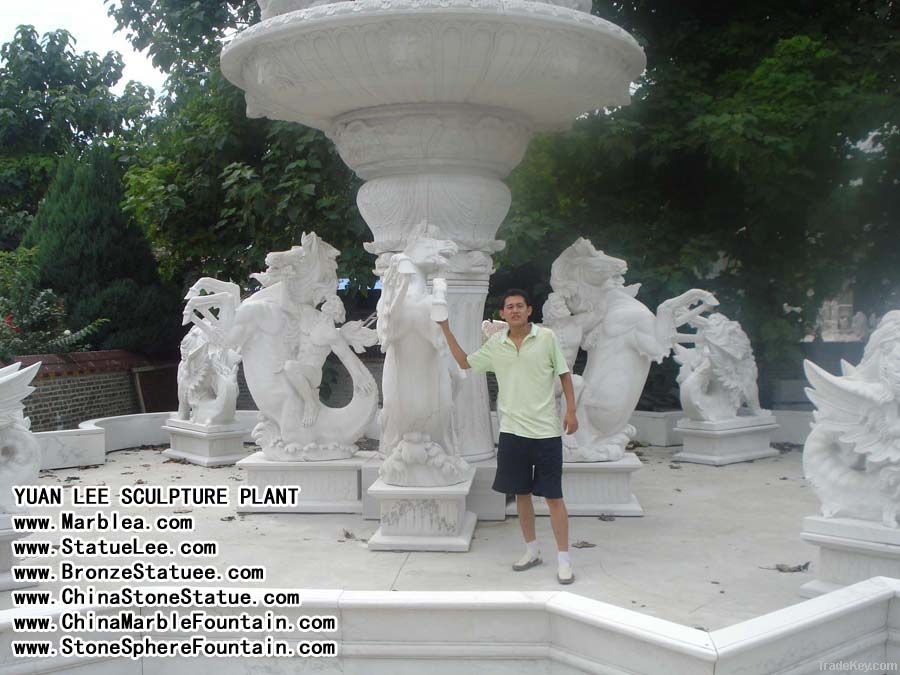 marble fountain