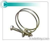 double wire hose clamp