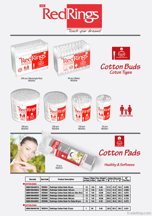 Redrings Cotton Pads 70 pcs.