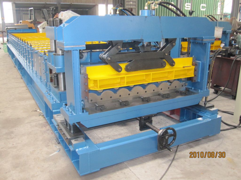 roof tile forming machine