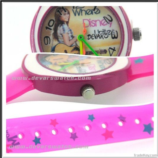 2012  Plastic Kids Cartoon Watch