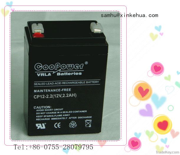 The low self-discharge VRLA battery 12v2.3ah