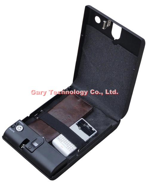 MO100B Handhold Fingerprint Biometric Mini Car handgun Safe Box/ Vault