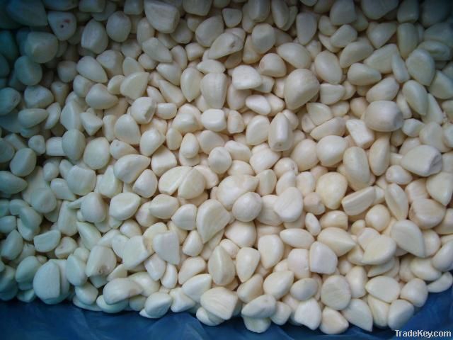 Supply China frozen peeled garlic Cloves