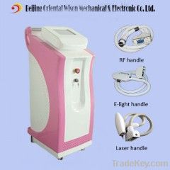 E light(ipl&amp;rf)+ RF +Nd yag Laser multifunction beauty machine