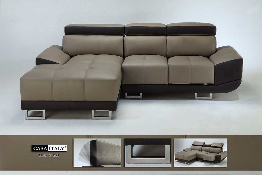 Casa Italy Leather Sofa 3292