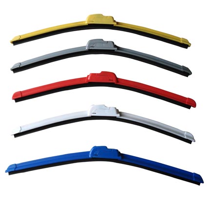 color flat wiper blade