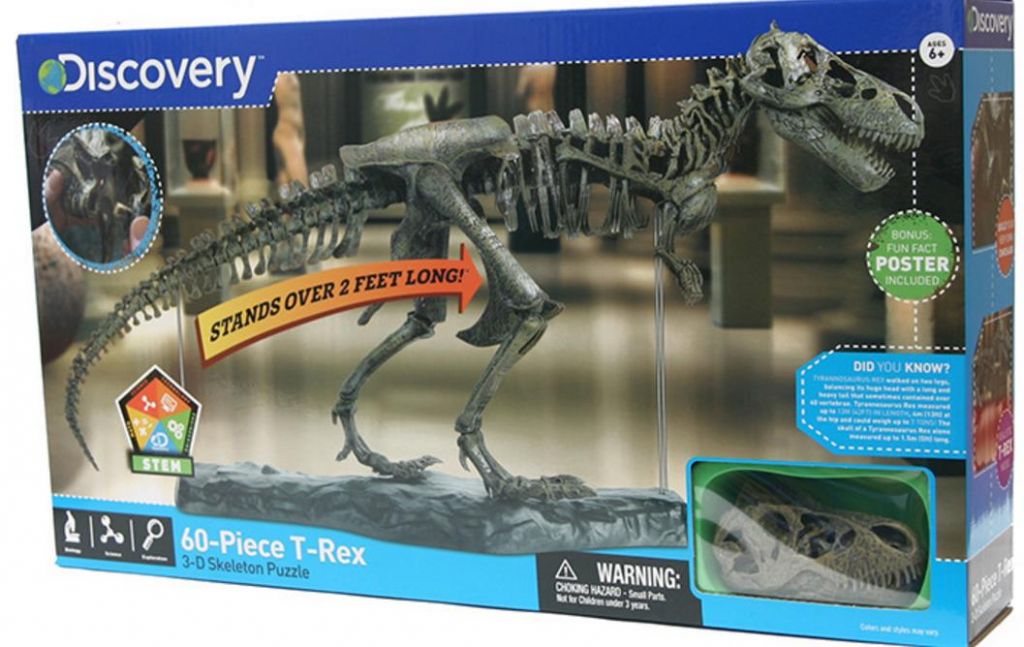 Dinosaur Skeleton Model Jigsaw Block Puzzle