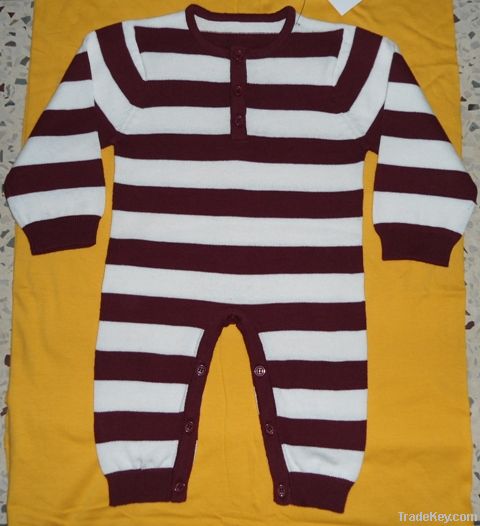 BABY STRIP SUIT