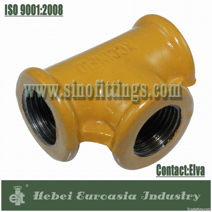 Malleable Iron Pipe Fitting Tees