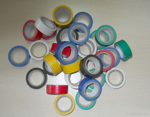 Strong sticky and colors pvc electrical tape