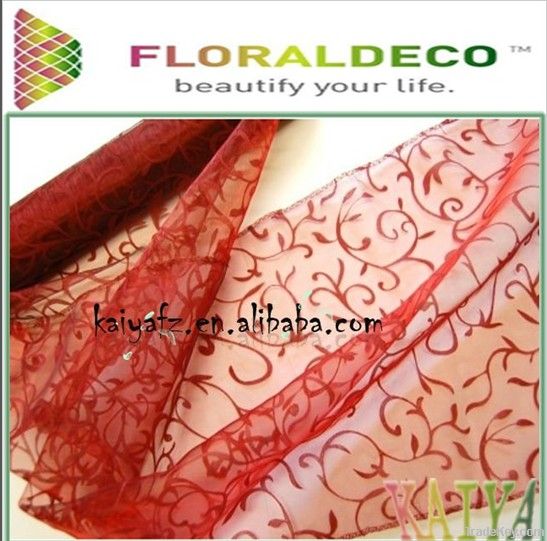 Flocked Organza