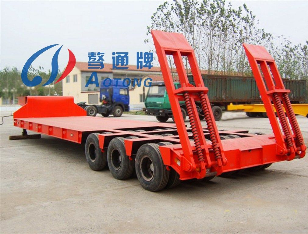 hot sale low bed semi trailer