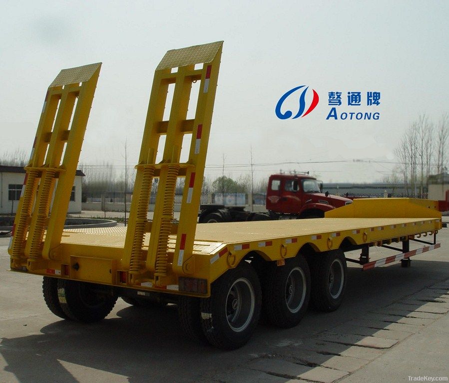 hot sale low bed semi trailer