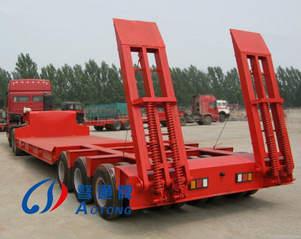 hot sale low bed semi trailer