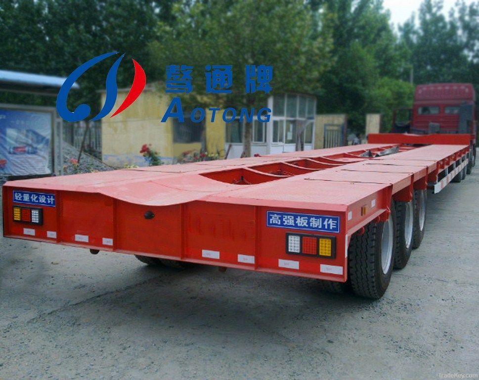 hot sale low bed semi trailer