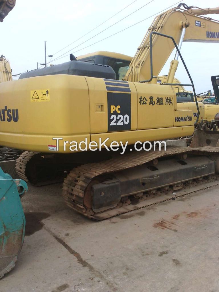 used KOMATSU PC220-7 excavator