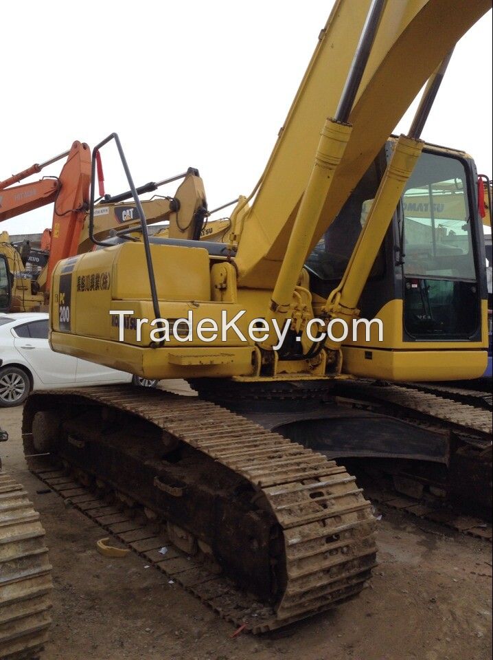 used KOMATSU PC200-7 excavator