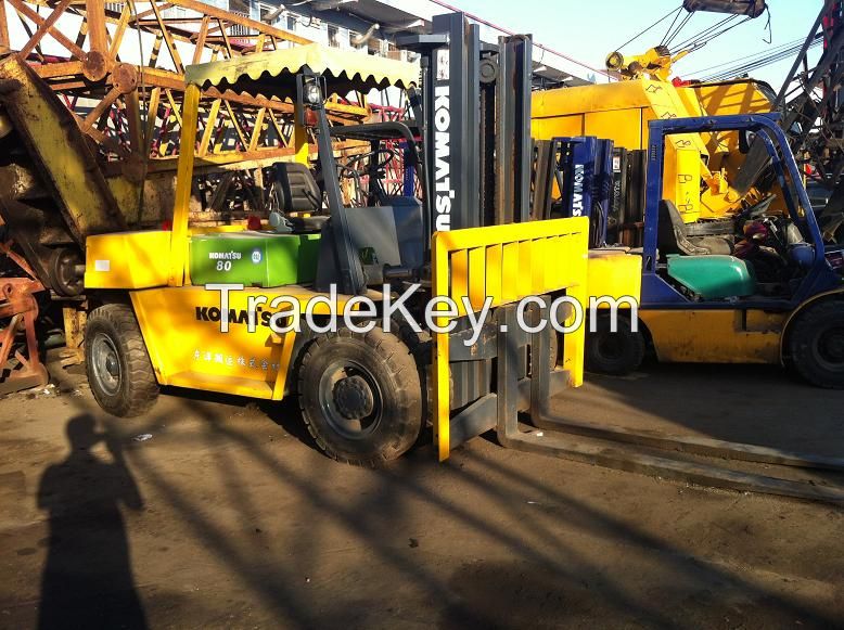 used KOMATSU 8t forklift