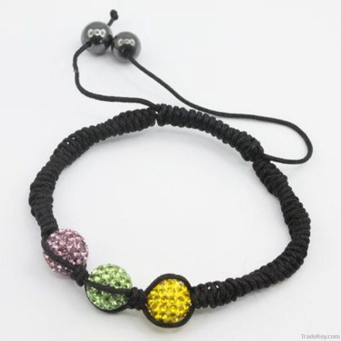 colourful Shamballa Bracelet