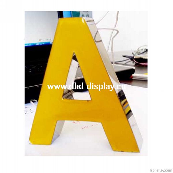 high brightness waterproof frontlit led channel letter for shop sign