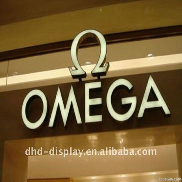 painted stainless steel led letter signs