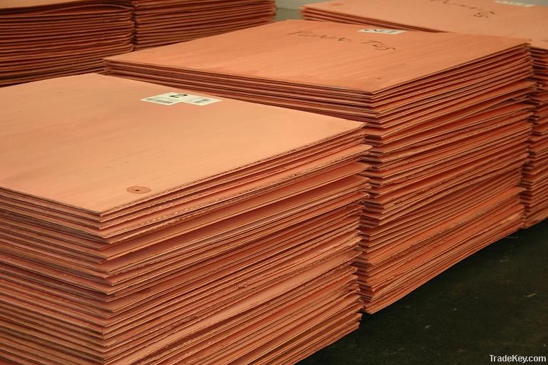 Copper Cathode GradeA, 99.99%