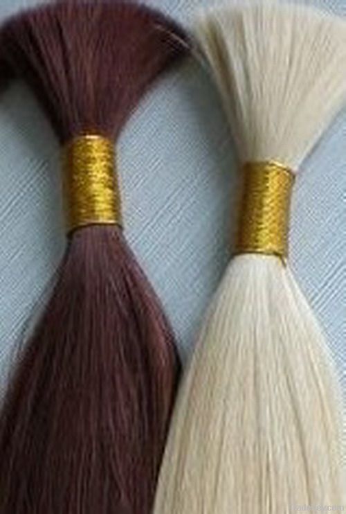 100% virgin remy human hair bulk