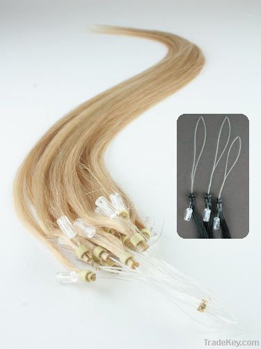 Micro ring loop hair extensions