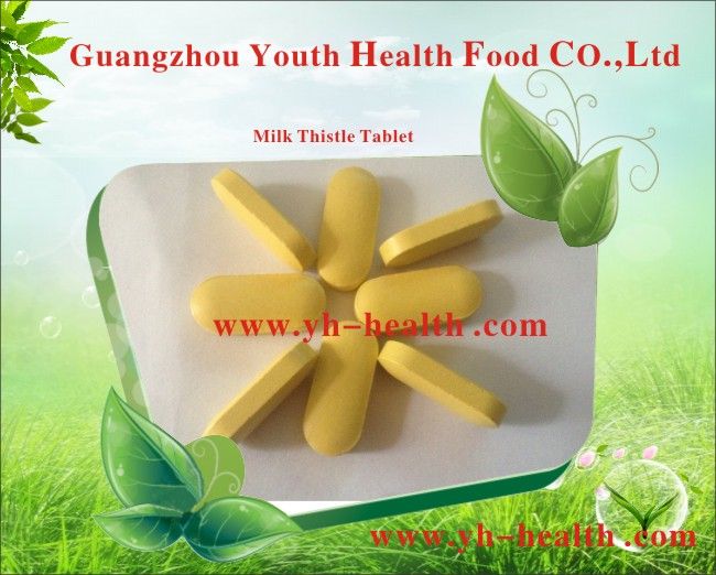 GMP 80% Silymarin Milk Thistle Tablets