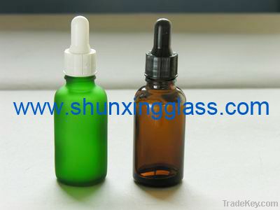 glass essential oil bottle