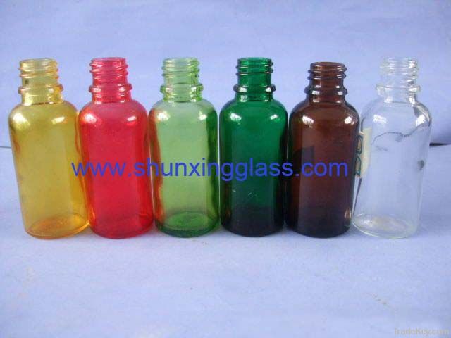 glass essential oil bottle