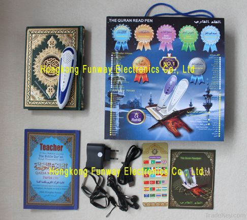 Quran Reader Pen with Arabic Teacher Book