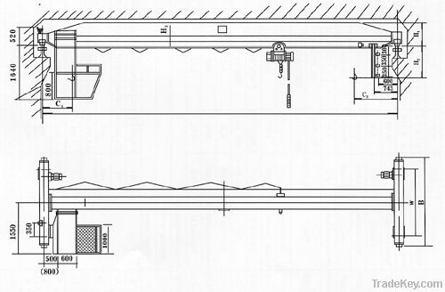 LDA Type single Girder Electric Crane