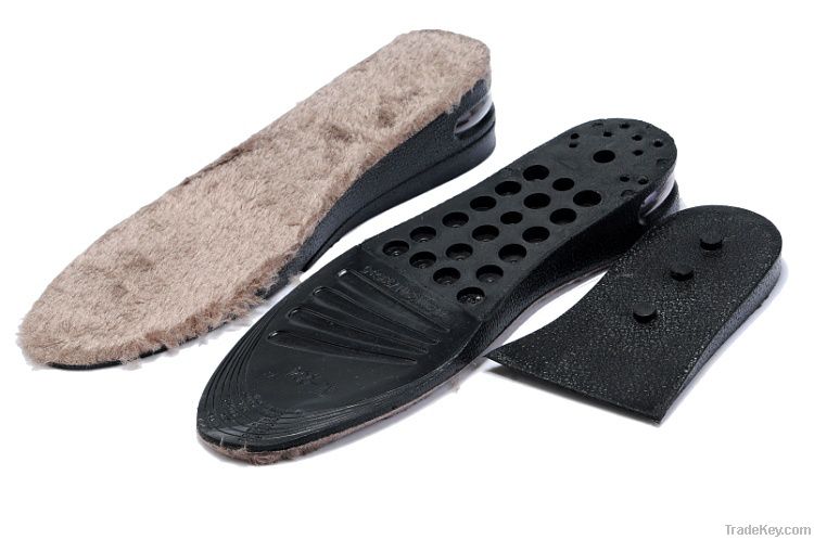 PU air cushion height increasing insole