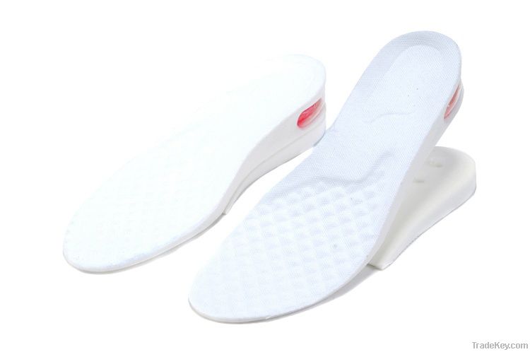 PU air cushion height increasing insole