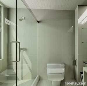 Bathroom Partition Laminated Glass