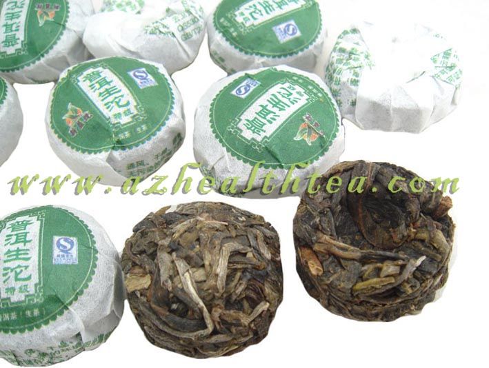 125g Organic Chinese Puer Tea Row Tea Original Taste With Bamboo Box