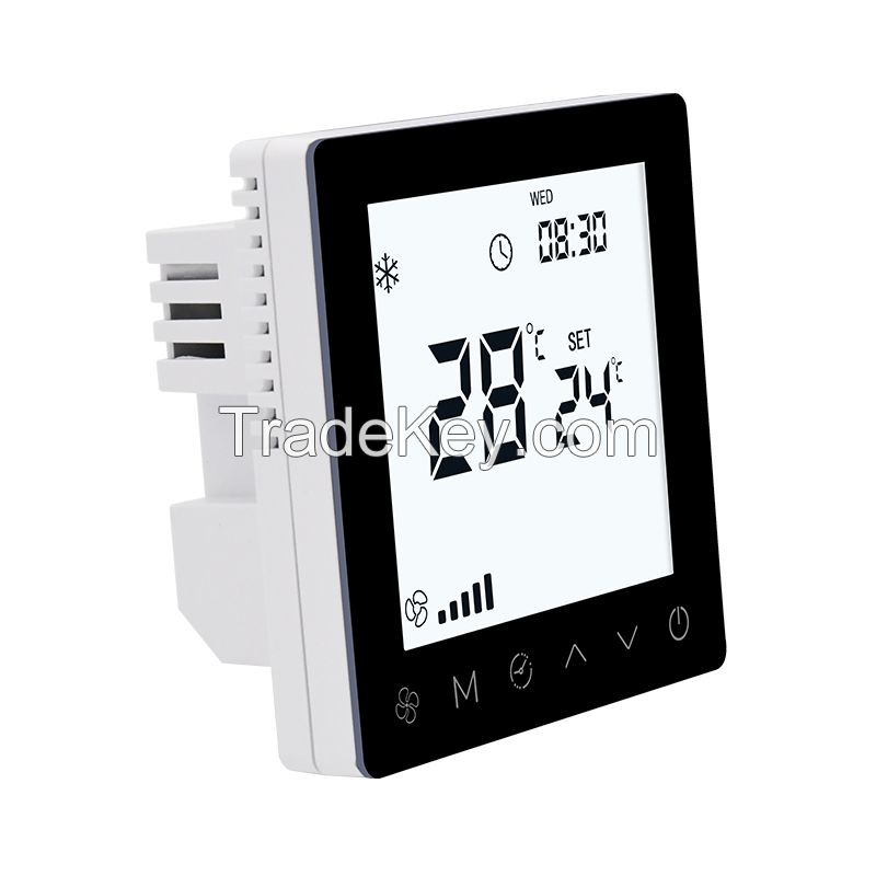 Central air-conditioning thermostat switch with temperature control modbus RS485 thermostat