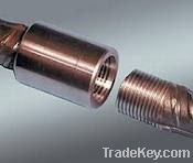 Upsetting bar splice coupler