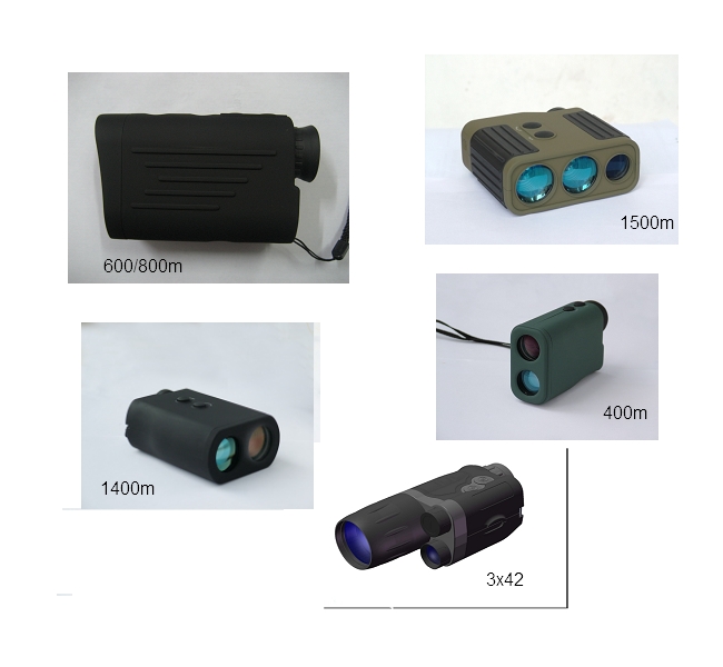 600/800m Laser rangefinder for golfing, hunting, camping