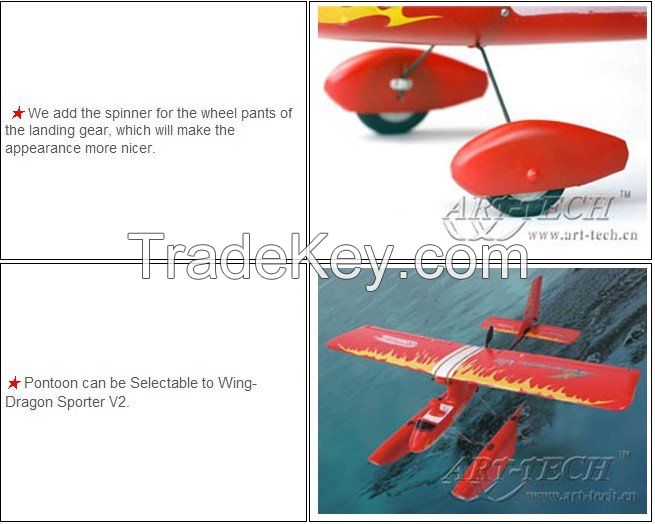 Art-tech Wing-dragon Sporter VII RTF 2.4G 4CH RC model aircraft airplane aeroplane ready to fly plane hobby