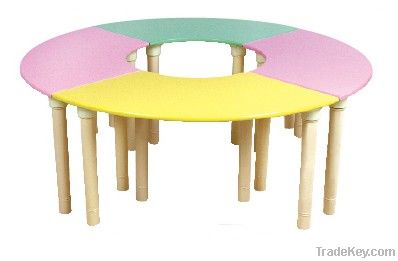 New Round wooden kids table