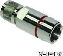 N RF Coaxial Connector -1/2 Cable (N-J-1/2)