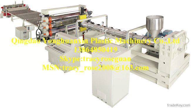 PVC Wide Door Plate Extrusion Line