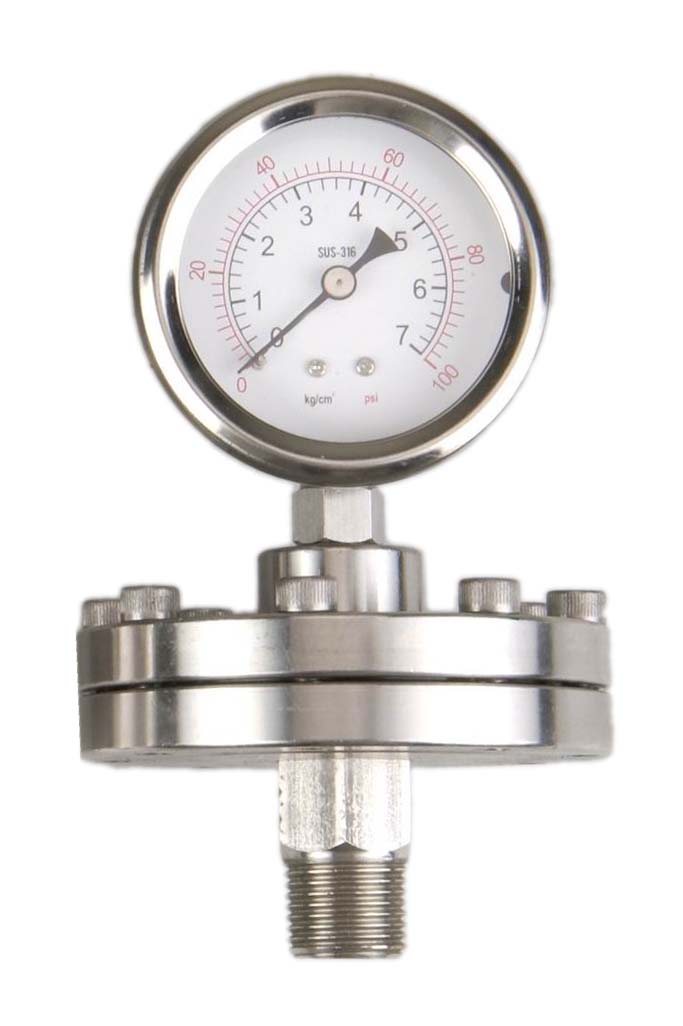 Diaphragm pressure gauge