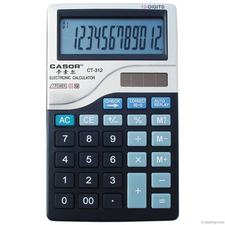 Pocket business calculator CT-312 with check&correct function