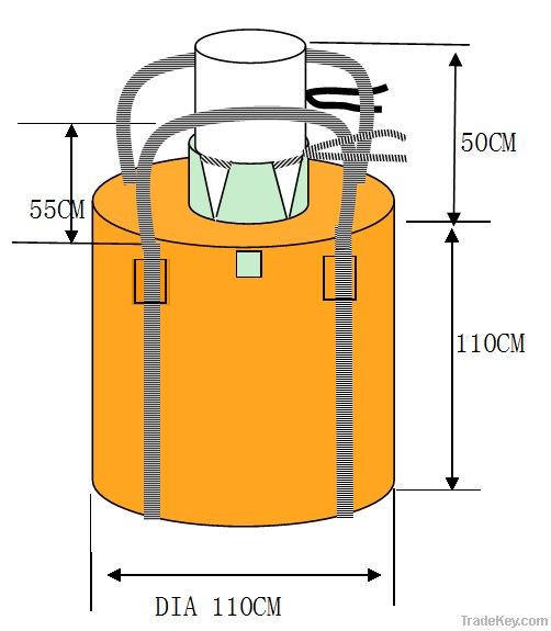 2013 Polypropylene Non Lamination Sand Bulk Bags GC03