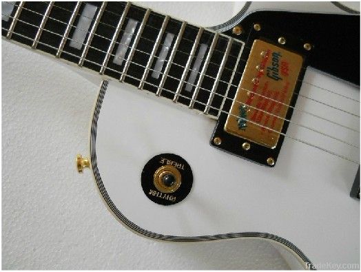 Gibson the Les Paul Custom white electric guitar